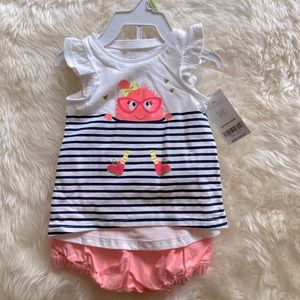 Carter’s 2pc Set Tank and Shorts Size 0-3 Months
